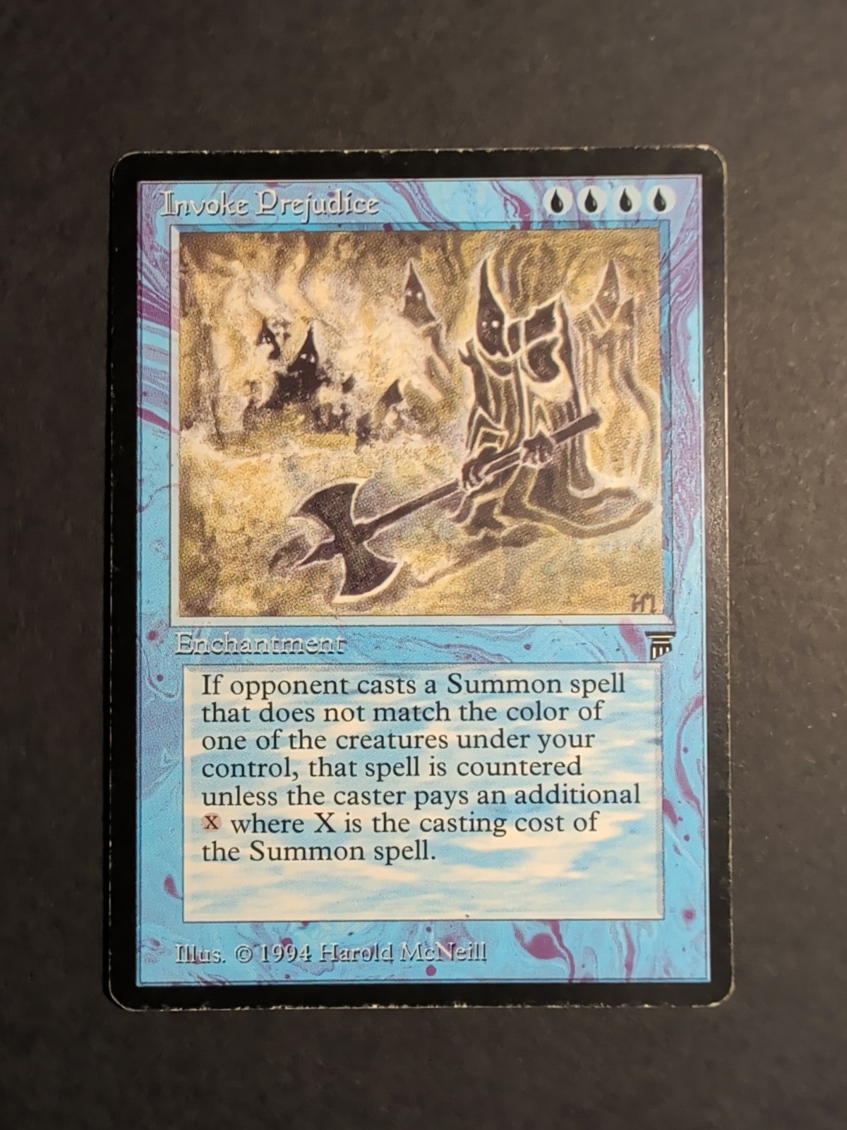 MTG Invoke "Prejudice" Legends English Banned Magic