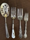 Lot Of 4 Sterling Silver Towle 1966 Fork, Serving Salad Vintage