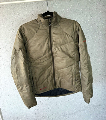 Columbia Titanium Damen Steppjacke Olivgrün Gr. S Logo, Taschen, RV