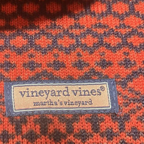 Vineyard Vines Sweater Blue Red Fair Isle Pullover Drawstring Women’s Size XXS - Picture 4 of 9