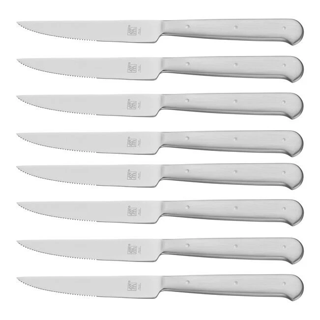 ZWILLING Steak Sets 8-pc, Stainless Steel Porterhouse Steak Knife Set In Black