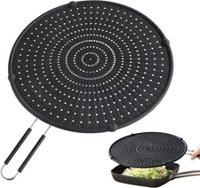 Splatter Screen for Frying Pan,  Grease Splatter Guard, Heat-Resistant Splatter 