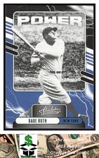 2021 Panini Absolute Power Retail #PO-1 Babe Ruth GREEN - New York Yankees