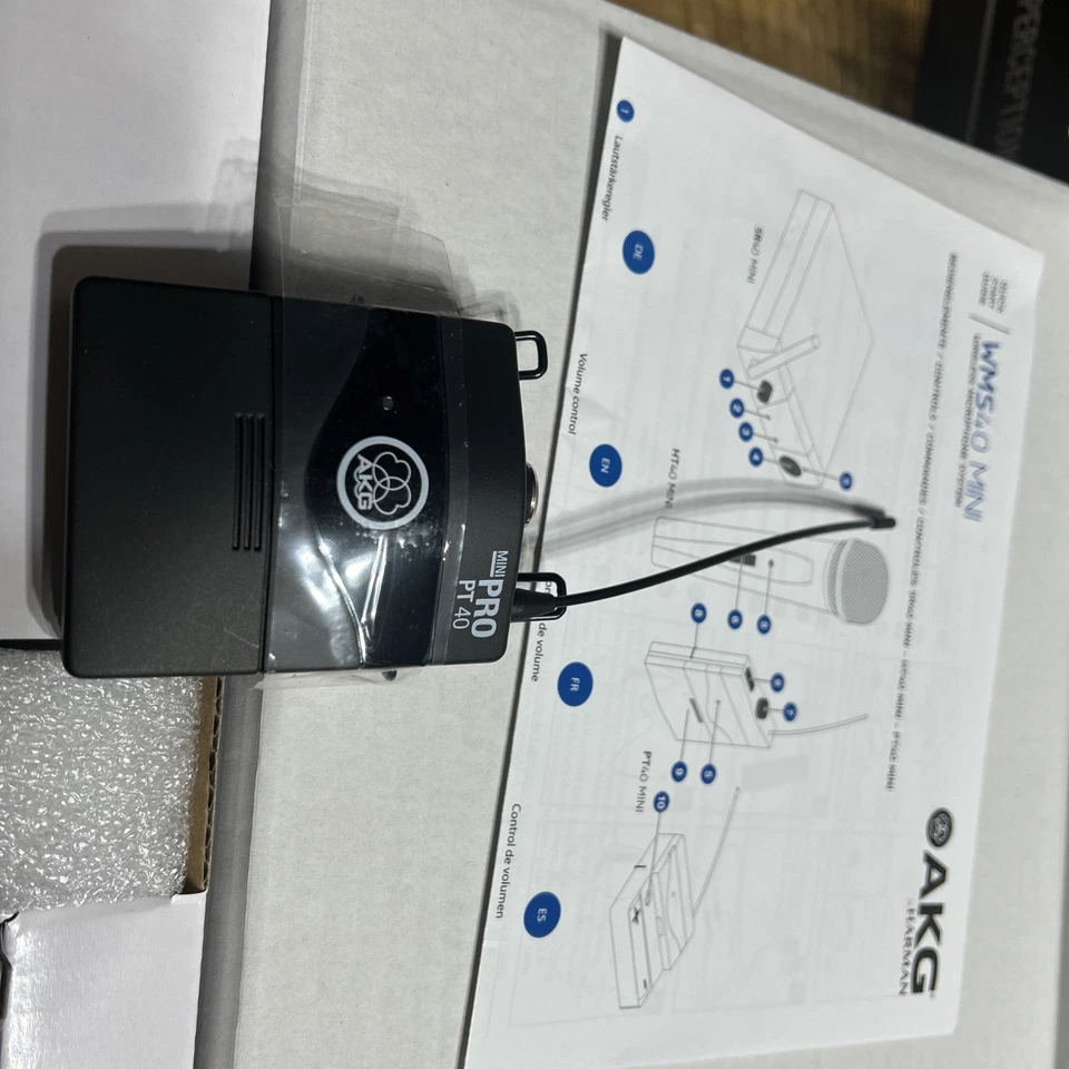 AKG WMS40 Mini Instrumental Set (US25C) Wireless Instrument Bodypack System - Image 4 of 4