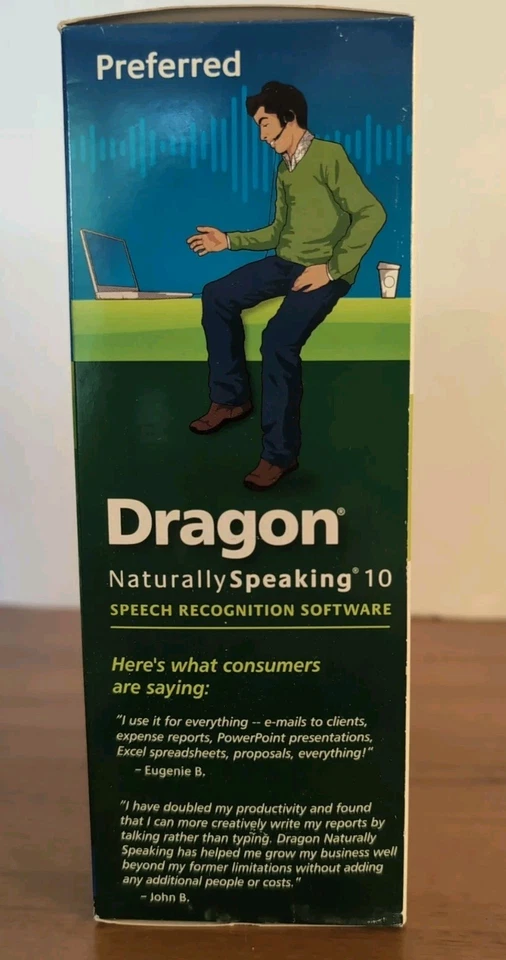 Nuance Dragon Naturally Speaking 10 Speech Recognition Software & Microphone - Image 4 of 4