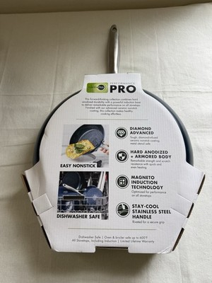 GreenPan Performance Pro 12'' Stainless Steel Ceramic Nonstick Fry Pan Induction