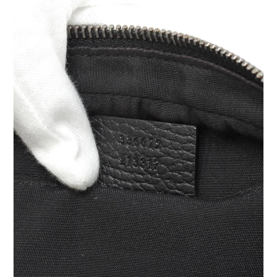 Gucci GG Nylon Leather Black Waist Bag Crossbody Bum Bag for Men