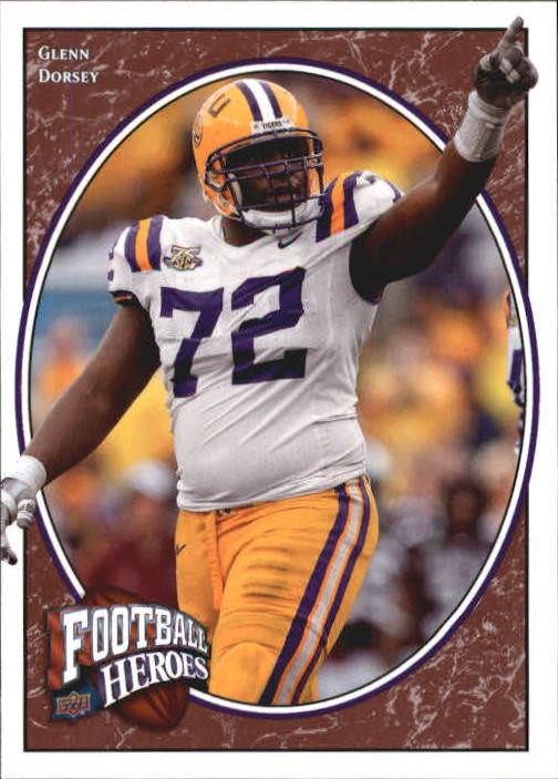 Glenn Dorsey Upper Deck Heroes #148 Base