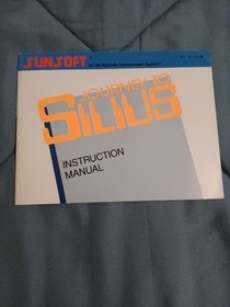 Journey to Silius Nintendo NES 1990 With Manual Great Condition