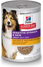 Hill's Science Diet Sensitive Stomach & Skin, 12.8 Ounce (Pack of 12), White 