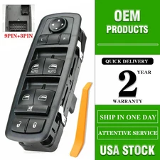 Master Power Window Switch Driver Side LH For Dodge Ram 1500 2500 3500 2009-2012