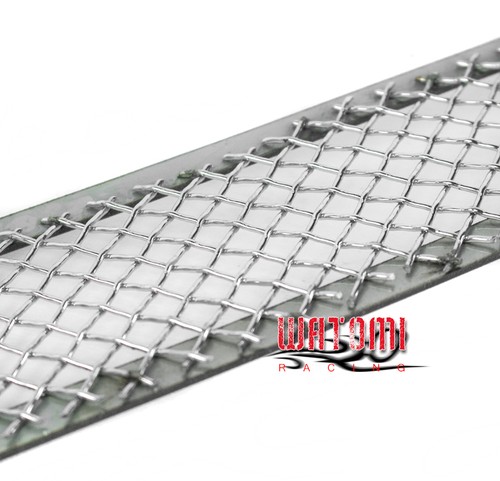 FOR 11-14 CHARGER BUMPER LOWER STAINLESS STEEL MESH GRILLE INSERT CHROME 1PC - Picture 3 of 4