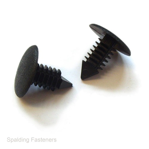 Black Plastic Car Trim Clips - Various Styles Available - Picture 11 of 18