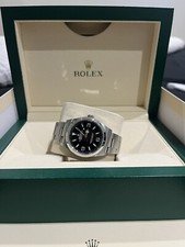 Rolex Explorer 124270 - (2022) 36mm Black Face Automatic Watch - Oyster Strap