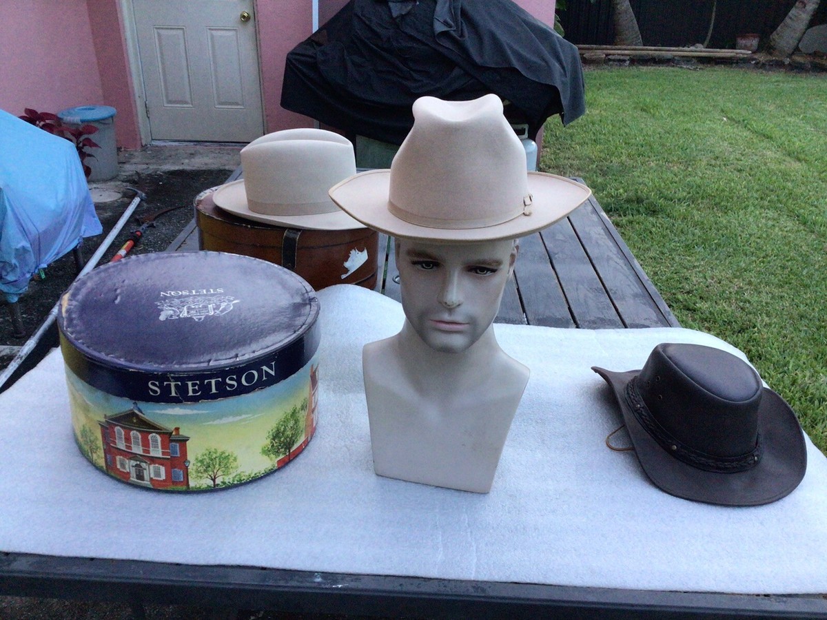 vintage stetson 7X beaver OPEN ROAD 50s
