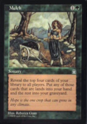 cards like mulch mtg - Stronghold: #110, Magic: The Gathering Nm R111 Into the Unknown. Shuffless Rampant