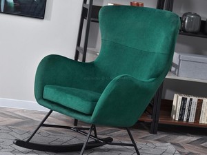 green rocking chair nursery