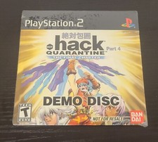 .hack Quarantine Part 4 DEMO DISC for PS2 PlayStation 2 Rare Sealed
