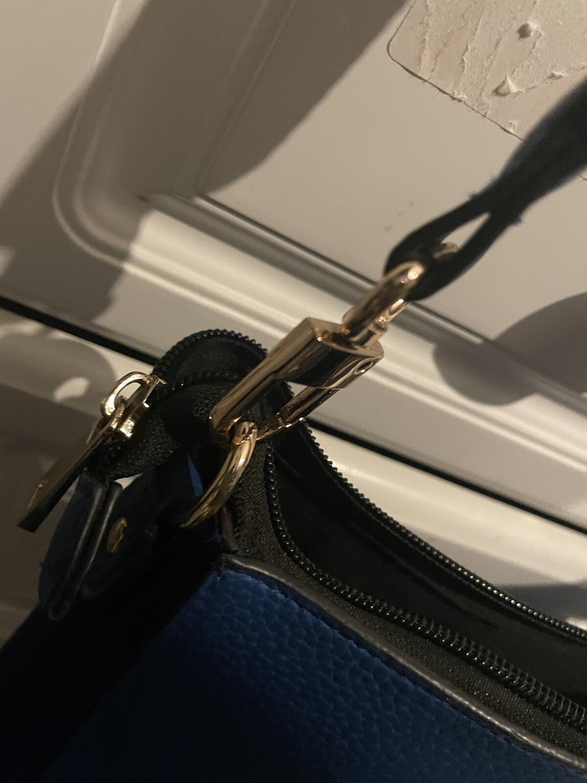 Blue Messenger Bag River island eBay