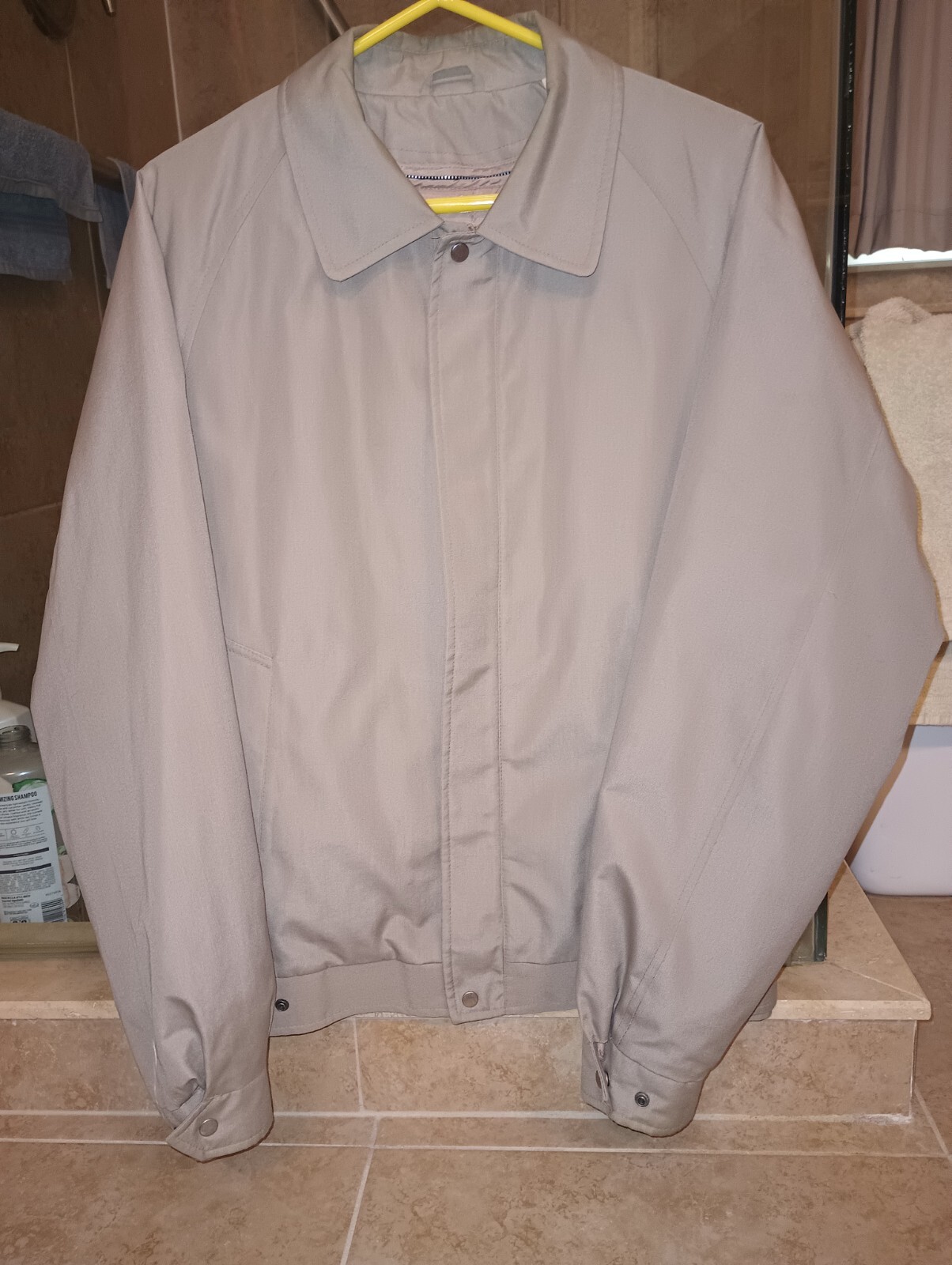 London Towne 40L Water-Resistant Rain Jacket with Removable Polycotton Nylon Lining