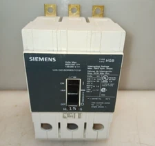 NEW SIEMENS 15 AMP BOLT-ON CIRCUIT BREAKER 3P 480Y/277 VAC HGB3B015