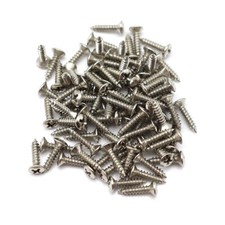 2.5 12mm Bass Guitar Pickguard Screws Scratch Plate Mounting Screw 30Pcs Silver