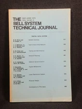 Vintage Bell System Technical Journal 1975 Network Planning Multiplexers Design