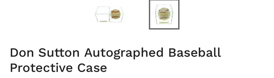 DON SUTTON Autographed Baseball W/ HOF 98 Inscription No COA - Image 3 of 4