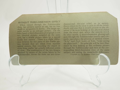 Antique Stereoview Card Without Third-Dimension Effect - Picture 3 of 4