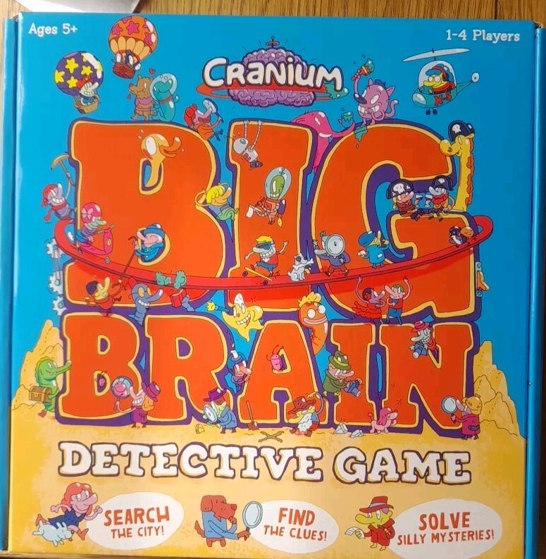 Funko Cranium Big Brain Detective Game for 1-4 Players Ages 5 +