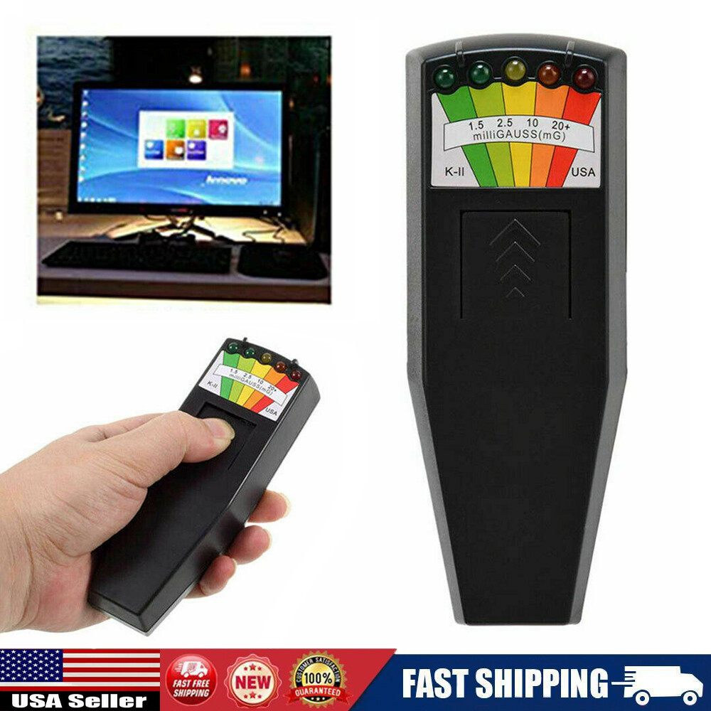 KII EMF Meter Deluxe Black Paranormal Research Meter, k2 emf