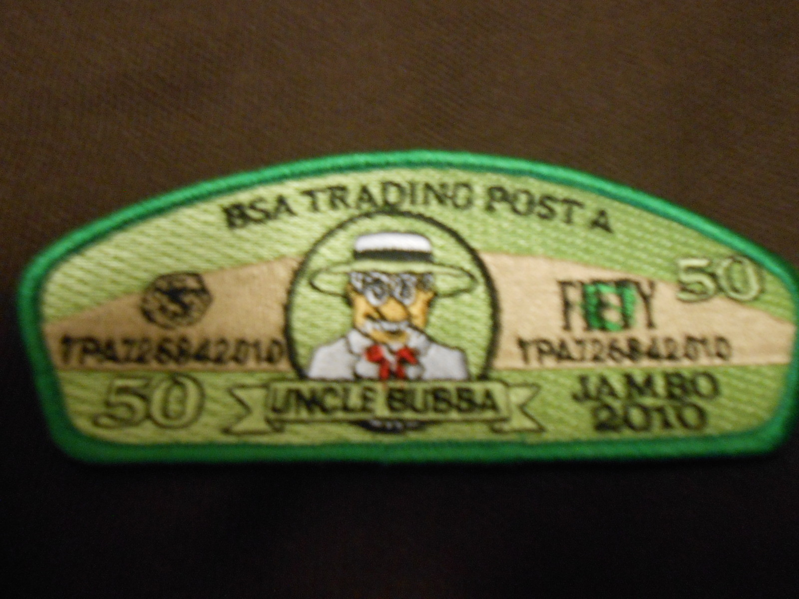 2010 National Jamboree Trading Post A Staff Green Border JSP eBay