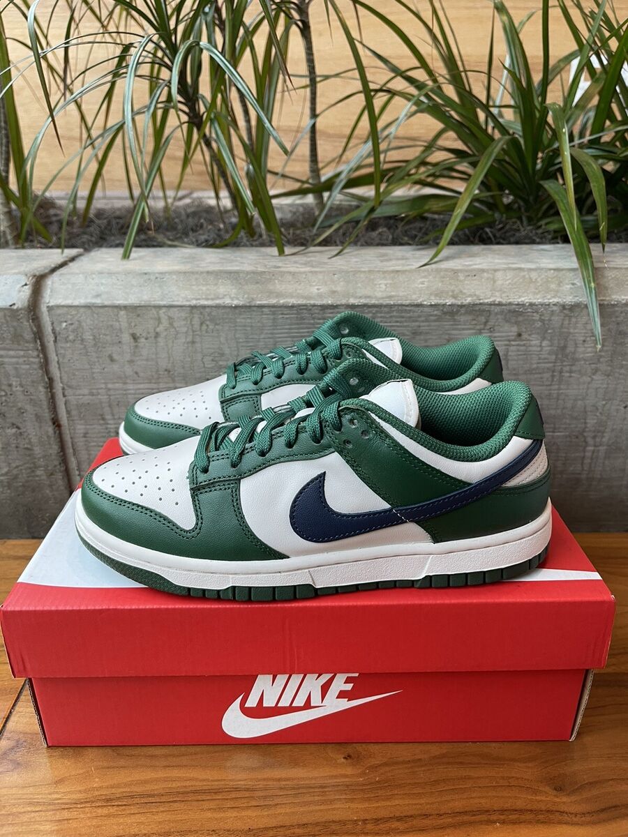 NEW Nike Dunk Low Retro Gorge Green Midnight Navy Women's Size 9 DD1503-300