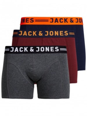 Jack Jones Boxershorts 3er Pack Trunks Herren Short Unterhose