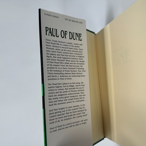 Brand New, Unopen - Dune Hardcover Book: Paul of Dune 1st Edition - Picture 11 of 13