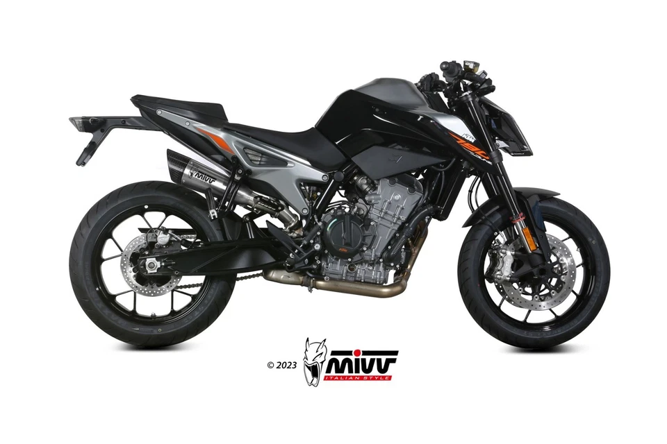 Terminale di Scarico Mivv X-M5 Titanio KTM 790 DUKE 2018 2020 2023 - Immagine 3 di 4