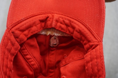Wisconsin Business School Baseball Cap Hat Strapback Dad Red Legacy spellout - Picture 7 of 15