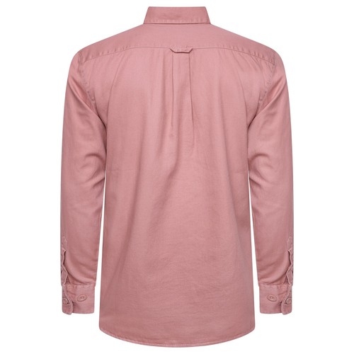 Nueva Camisa para Hombre Mangas Largas 100% Algodón Botones Liso Negocios Inteligente Informal Prenda para el torso - Imagen 21 de 46