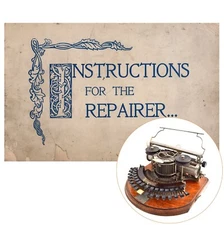 Hammond No.2 Typewriter Service Manual Maintenance Adjustment Instruction Repair