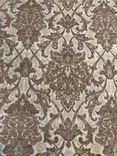 Desert damask Chenille Drapery Upholstery fabric by the yard 56" Wide