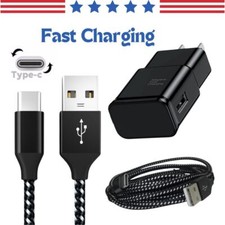 Fast Wall Charger Plug Type-C Charging USB Cable For Samsung Galaxy S22 S23 S24