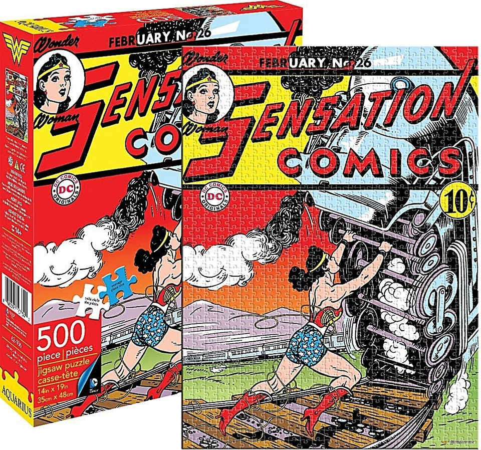 DC COMICS Wonder Woman Sensation Comics 500 Teile Puzzle 480 mm x 350 mm