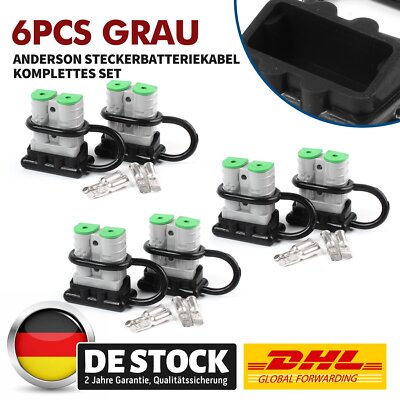 1/2/3/5 Satz Batteriestecker mit Kupplung rot/grau Anderson SB 50A-175A DHL SHIP