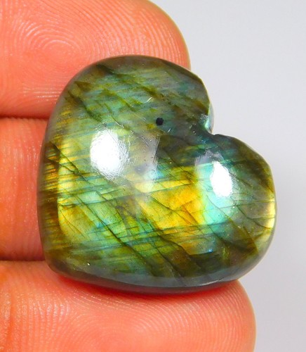 64.00 Carats 100% Naturel Supérieur Bleu Flashy Labradorite Cabochon