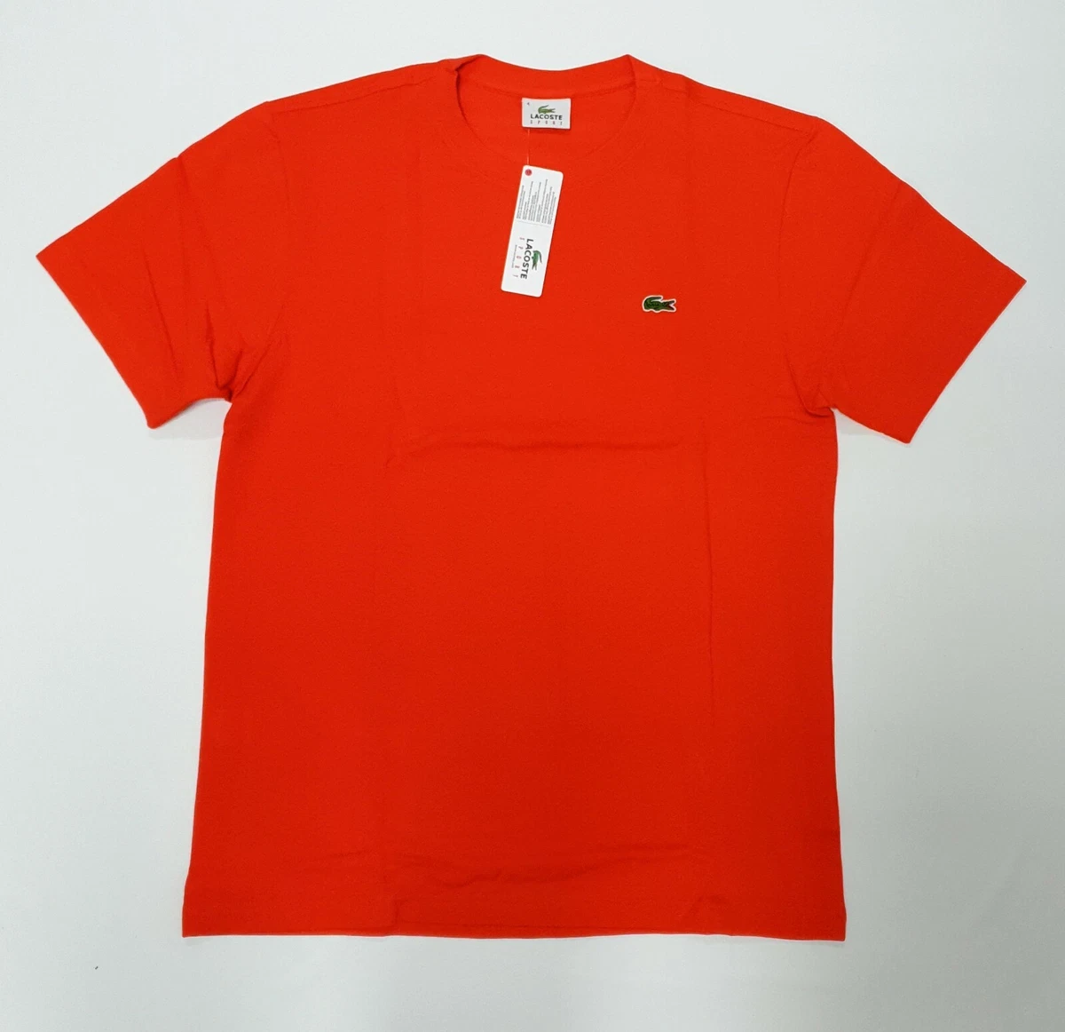 Glamour tirsdag knus LACOSTE Sport Herren T-Shirt TH7418 CAD T4 Freizeithemd Orange BR4-B | eBay