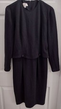 Vintage Caron Chicago Dress With Buttons Size 10 Business Career 1980’s