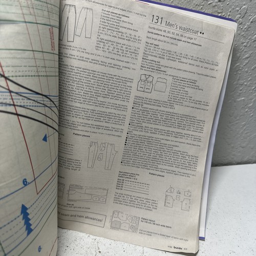 Back Issue Burda Fashion Magazine June 2000 Unused Patterns Instructions - Picture 5 of 6