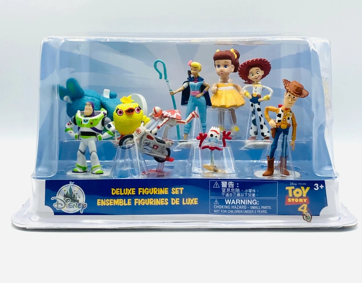 DISNEY PIXAR TOY STORY 4 DELUXE SET 9 Figurines (Ages 3+)