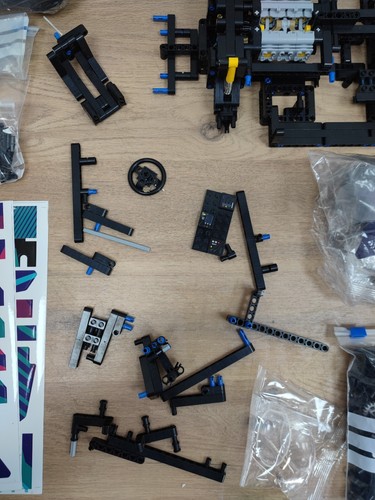 1580 PCS Technical Porche 911 Sport Car Model Set Blocchi Costruzioni Auto da Corsa - Foto 3 di 7