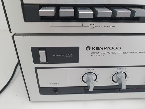 Kenwood KA-300 Amplifier - KX-400 Cassette deck - KT-400 Tuner - Nice Serviced s - Picture 8 of 21